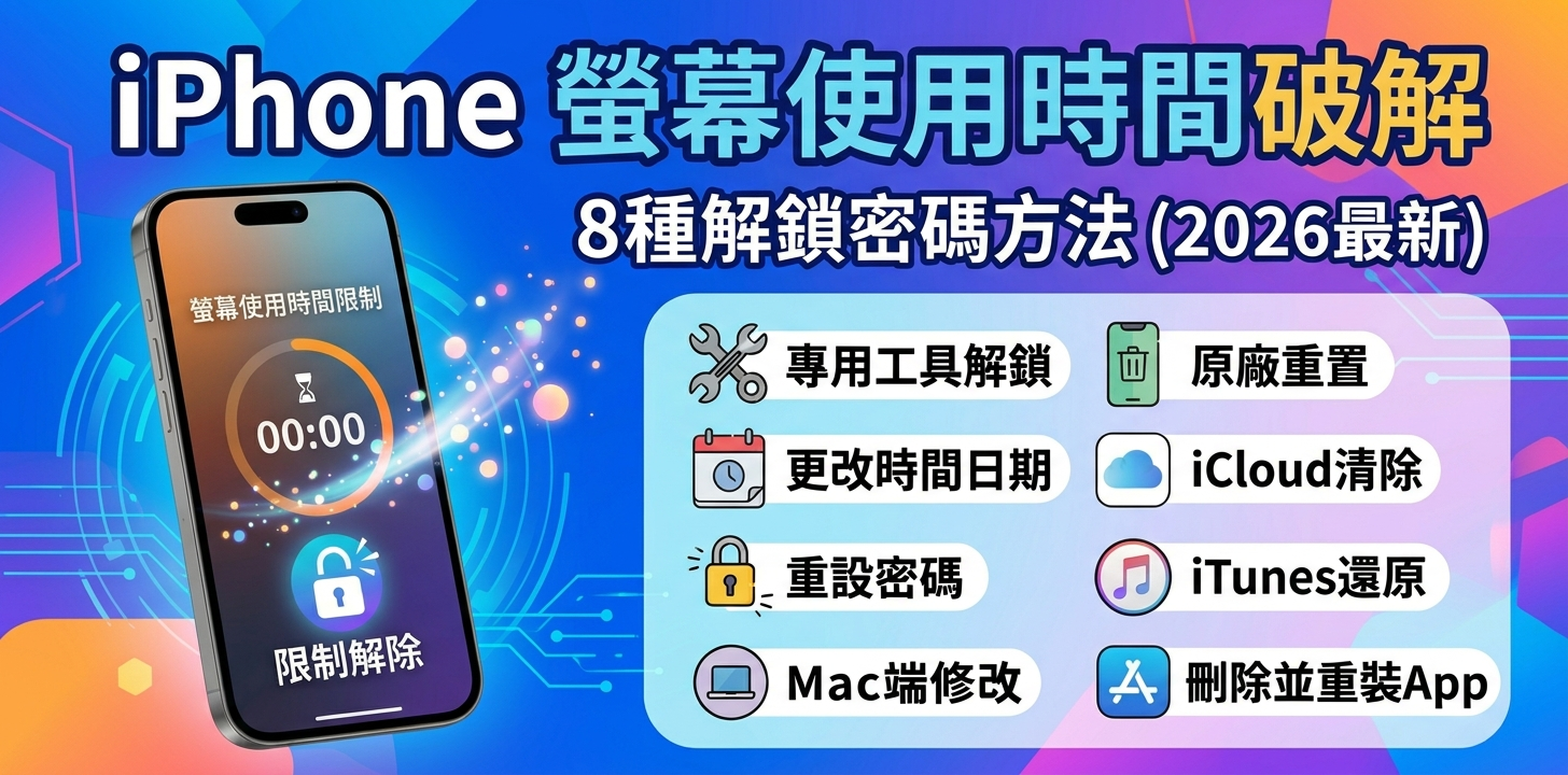 iphone 螢幕使用時間破解首圖